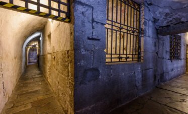 New Prisons of the Doge's Palace in Venice, Italy