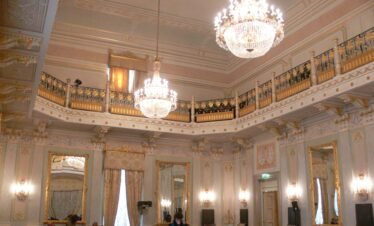 Sale Apollinee halls at Teatro La Fenice in Venice, Italy